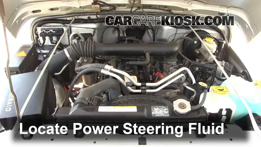 2004 Jeep Wrangler Rubicon 4.0L 6 Cyl. Power Steering Fluid